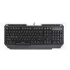 VPRO V55 Gaming Backlit Keyboard Black UK Layout