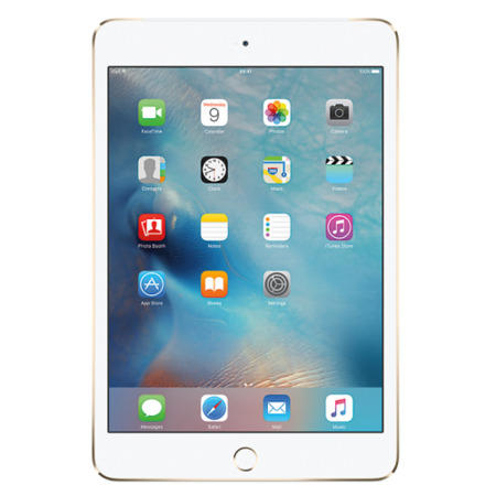 Apple iPad Mini 4 128GB Wi-Fi & Cellular 3G/4G Tablet - Gold