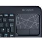 GRADE A1 - As new but box opened - Logitech Wireless Touch Keyboard K400 - Black