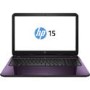 Refurbished HP 15-g259sa AMD A6-5200 Quad-Core 4GB 1TB 15.6" Windows 8.1 Laptop in Purple 