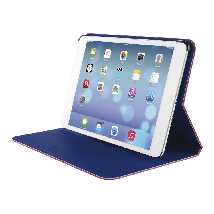Trust Aeroo Ultrathin Folio Stand For Ipad Mini - Pink/Blue