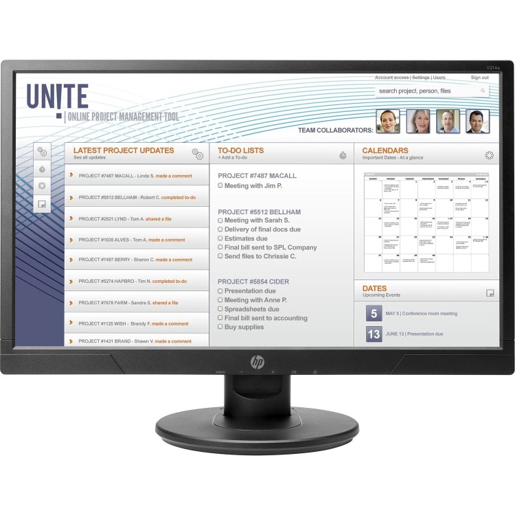 HP V214A 20.7" Full HD Monitor 