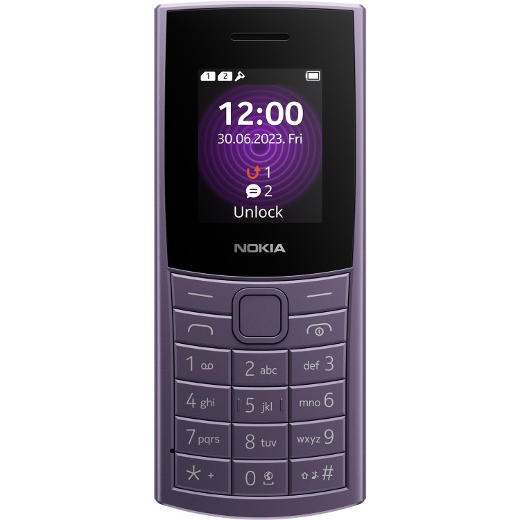 Nokia 110 4G Arctic Purple 1.8" 4G Unlocked & SIM Free Feature Phone
