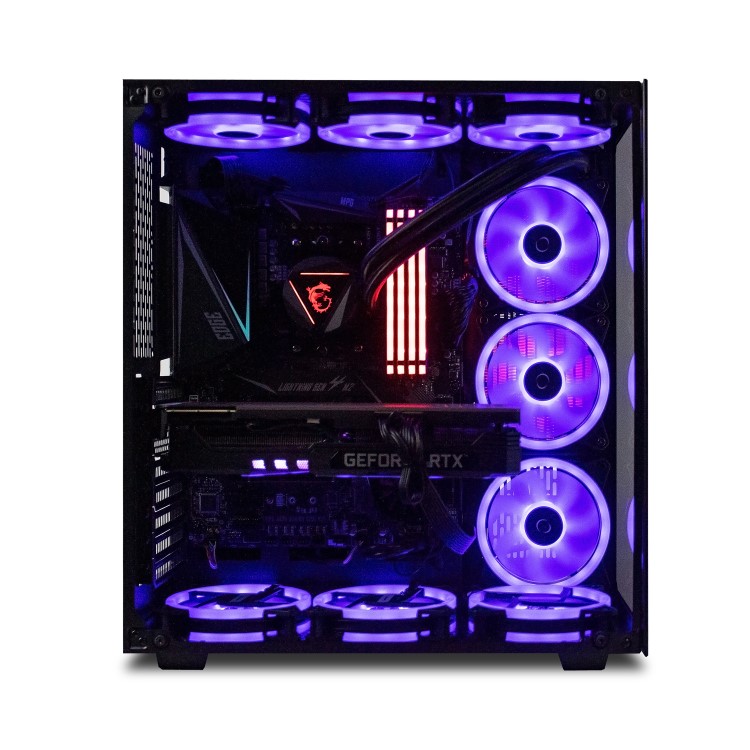 Fierce Knightmare AMD Ryzen 7 5800X 32GB 1TB SSD + 2TB HDD GeForce RTX 3090 Windows 10 Desktop Gaming PC