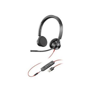 Poly Blackwire 3325 Double Sided On-ear USB with Microphone Headset