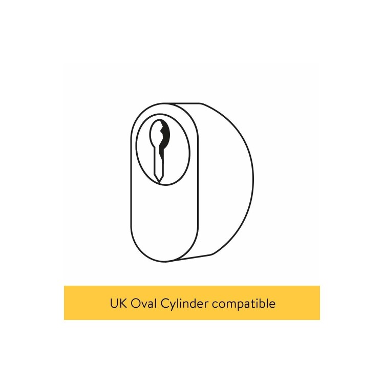 GRADE A1 - Nuki Smart Lock 2.0 for Oval Cylinder Locks - works with iOS & Android