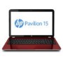 A2 Refurbished HP Pavilion 15-e072sa Quad Core 4GB 750GB Windows 8 Laptop in Red & Black 