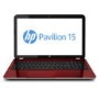 Refurbished Grade A2 HP Pavilion 15-e072sa Quad Core 4GB 750GB Windows 8 Laptop in Red & Black 