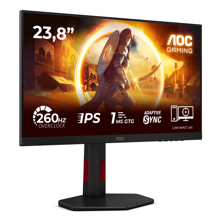 AOC 24G4ZR 23.8" Fast IPS Full HD 260Hz 0.3ms Gaming Monitor