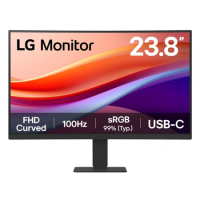 LG 24U421A 23.8" VA Full HD 100Hz USB-C Curved Monitor LG 24U421A 23.8" VA Full HD 100Hz USB-C Curved Monitor
