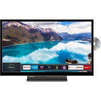 Toshiba 24WD3A63DB 24" HD Ready Smart LED TV with built in DVD Player & Alexa Toshiba 24WD3A63DB 24" HD Ready Smart LED TV with built in DVD Player & Alexa