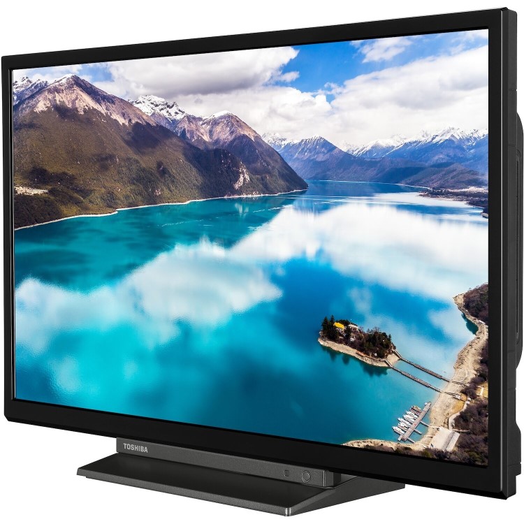 Toshiba 24WD3A63DB 24" HD Ready Smart LED TV with built in DVD Player & Alexa