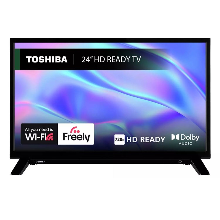 Toshiba 24WV2553DB 24" HD Ready Smart LED TV with HDR10 Dolby Audio & Freely Streaming