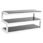 Norstone Esse White and Black TV Stand - Up to 50 Inch