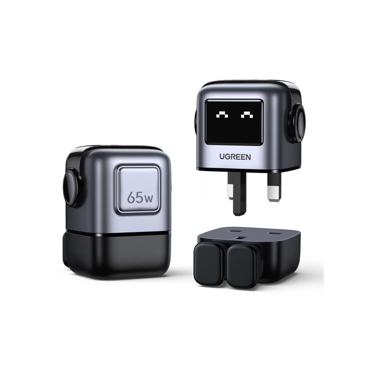 Ugreen Uno 65W 3-Port GaN Charger - Black