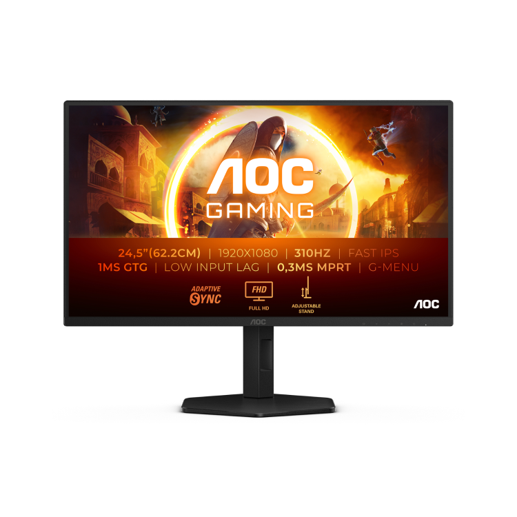 AOC AGON 24.5" Fast IPS Full HD 310Hz 0.3ms Gaming Monitor