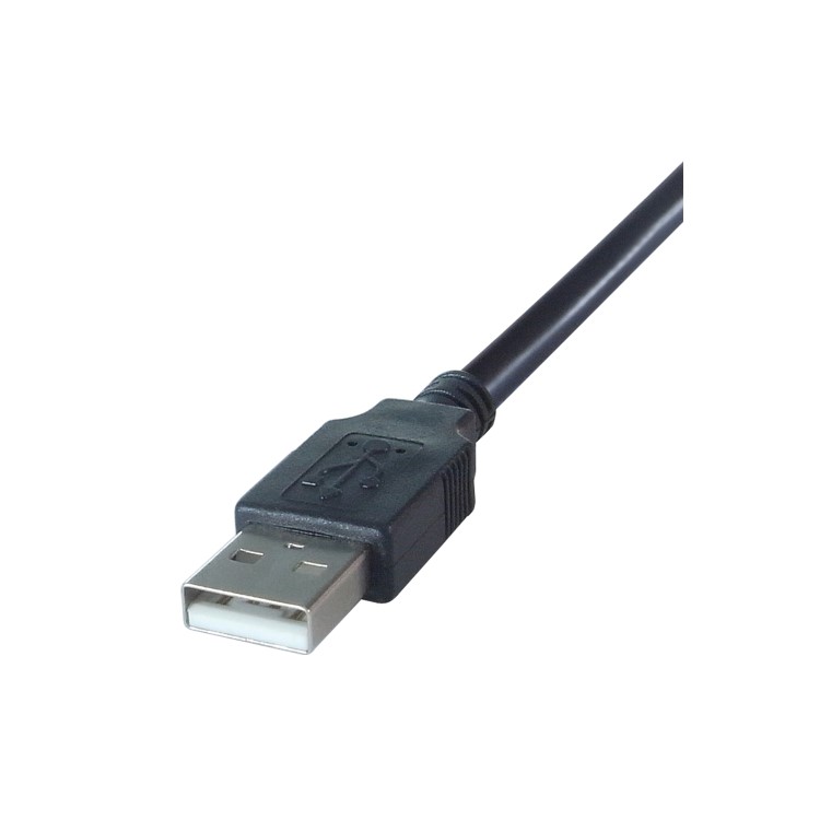 2M USB A Cable - Black