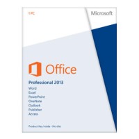 Microsoft Office Pro 2013 32-bit/64-bit English Medialess Licence