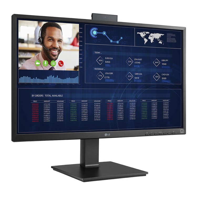 LG 27CQ650N 27" IPS Full HD Webcam and Speakers Monitor
