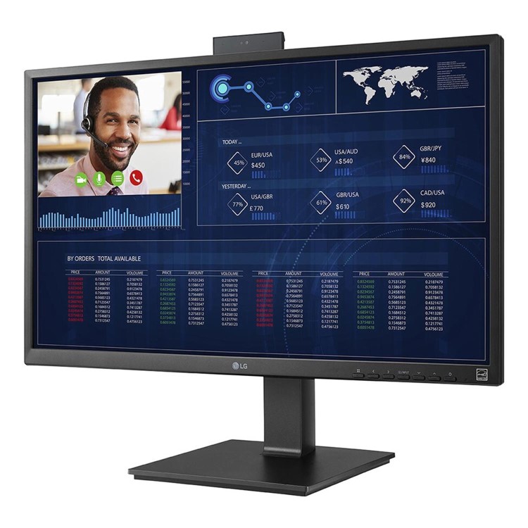 LG 27CQ650N 27" IPS Full HD Webcam and Speakers Monitor