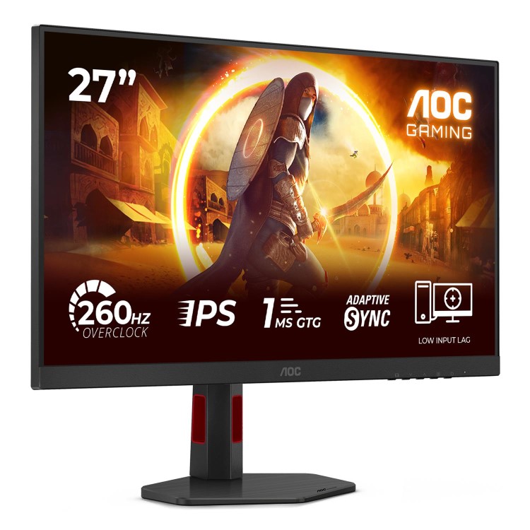AOC 27G4ZR 27" Fast IPS Full HD 260Hz 0.3ms Gaming Monitor