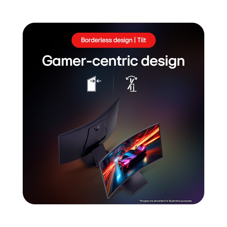 LG UltraGear 27GS60QC 27" VA QHD 180Hz 1ms Curved Gaming Monitor 