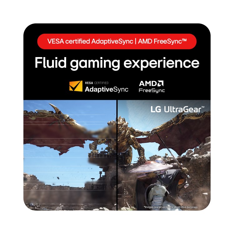 LG UltraGear 27GS60QC 27" VA QHD 180Hz 1ms Curved Gaming Monitor 