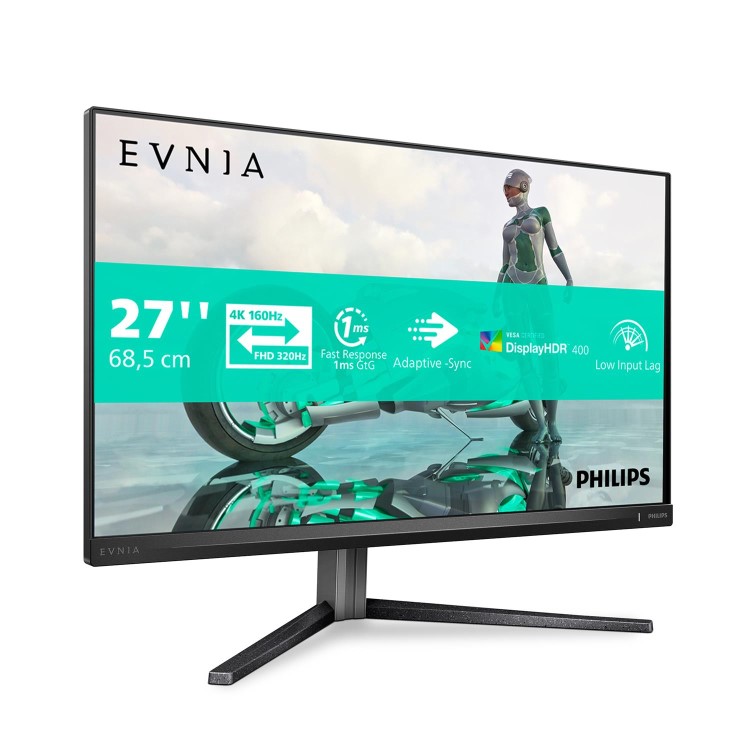 Philips Evnia 27M2N3800A 27" Fast IPS Dual Hz 4K UHD 160Hz Full HD 320Hz 0.5ms Gaming Monitor