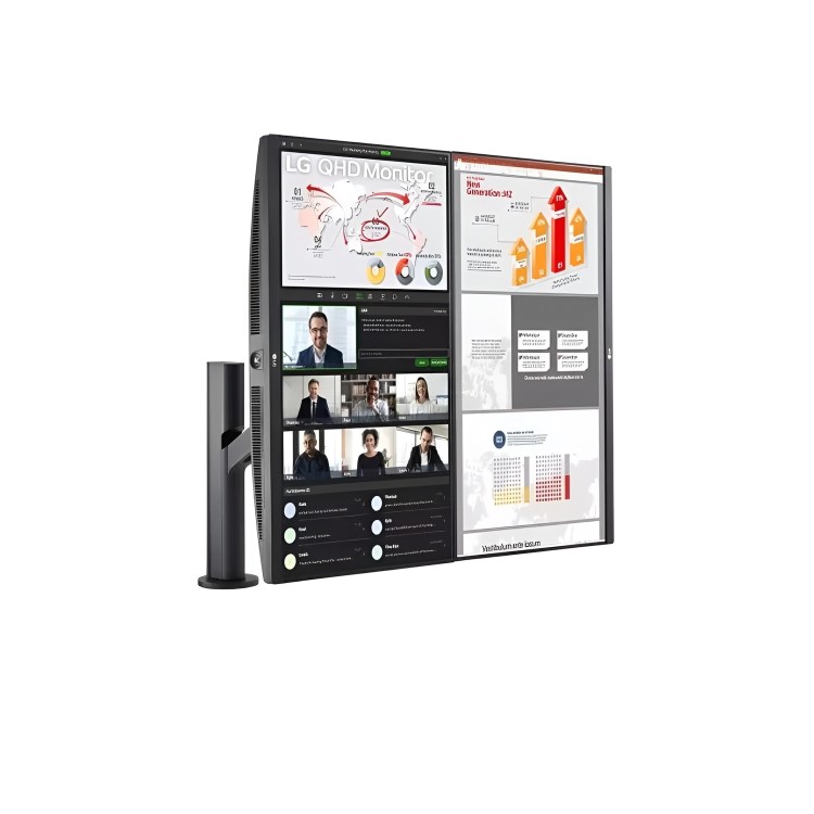 LG Ergo Dual 27QP88DP-BS 27" QHD IPS Ergo Dual-Daisy Chain Monitor