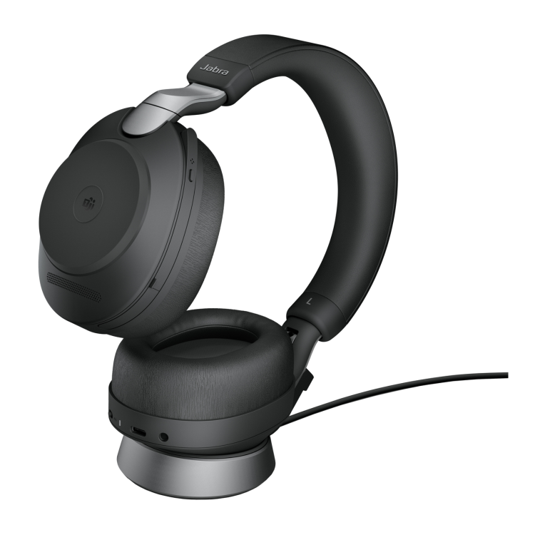 Jabra Evolve2 85 MS Stereo Stand Black