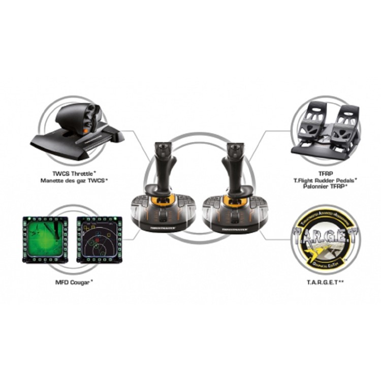 Thrustmaster T.16000M FCS Space Sim Duo - Dual Joystick For Space Sims
