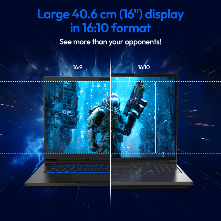 Medion Erazer Major 16 X1 Intel Core Ultra 7 32GB RAM 2TB SSD RTX 5070Ti 300Hz 16 Inch Windows 11 Gaming Laptop
