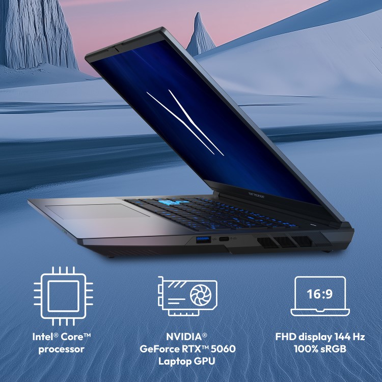 Medion Erazer Defender 17 Intel Core i9 16GB RAM 1TB SSD GeForce RTX 5060 144Hz 17.3 Inch Windows 11 Gaming Laptop