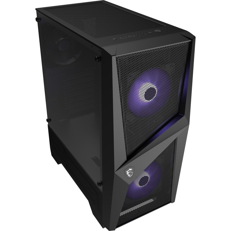 MSI MAG FORGE 100M Mid Tower PC Case - Black