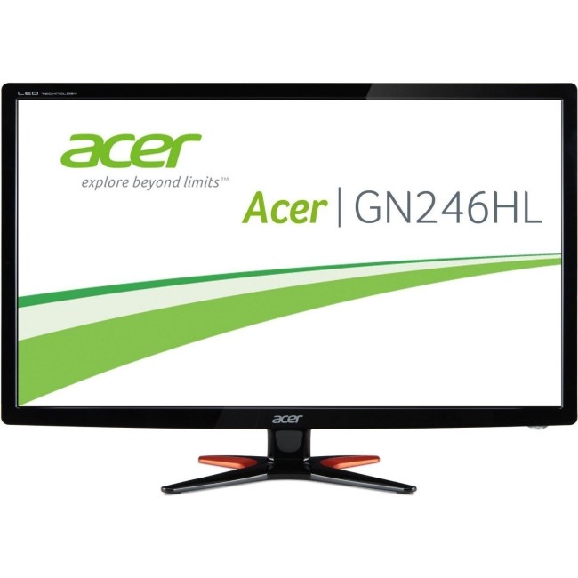 Refurbished Acer GN246HL 24" 3D LED Full HD Monitor 