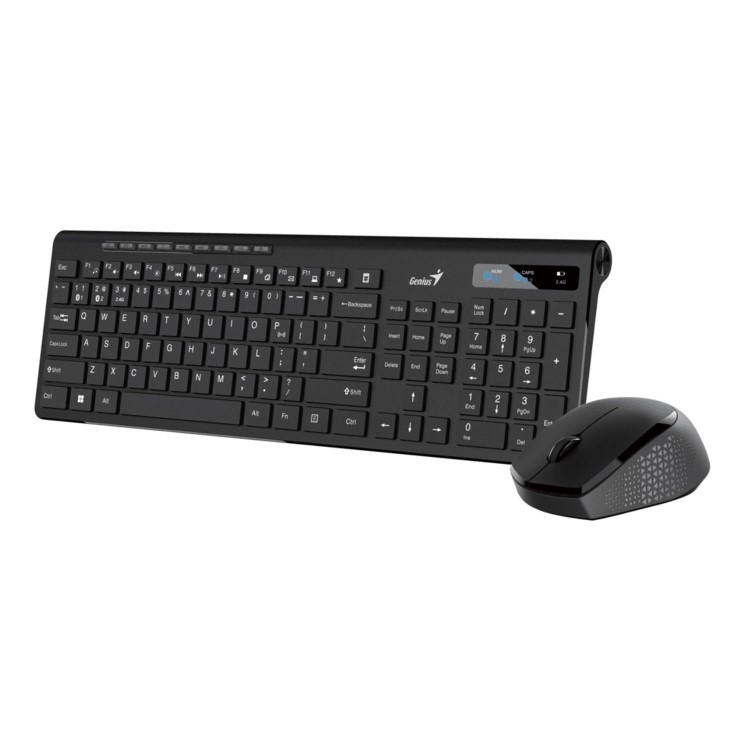 Genius SlimStar 8230 Wireless Keyboard and Mouse Combo Black