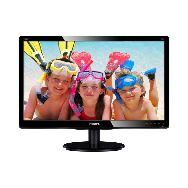 GRADE A2 - Philips V-line 200V4LAB2 20" HD Ready Monitor