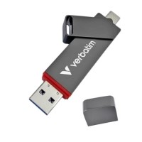 Verbatim Dual QuickStick 256GB USB-A/USB-C Flash Drive Verbatim Dual QuickStick 256GB USB-A/USB-C Flash Drive