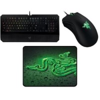 Razer Ultimate Bundle - Deathstalker Chroma Keyboard & Deathadder Essentials Gaming Mouse with FREE Goliath Mouse Mat