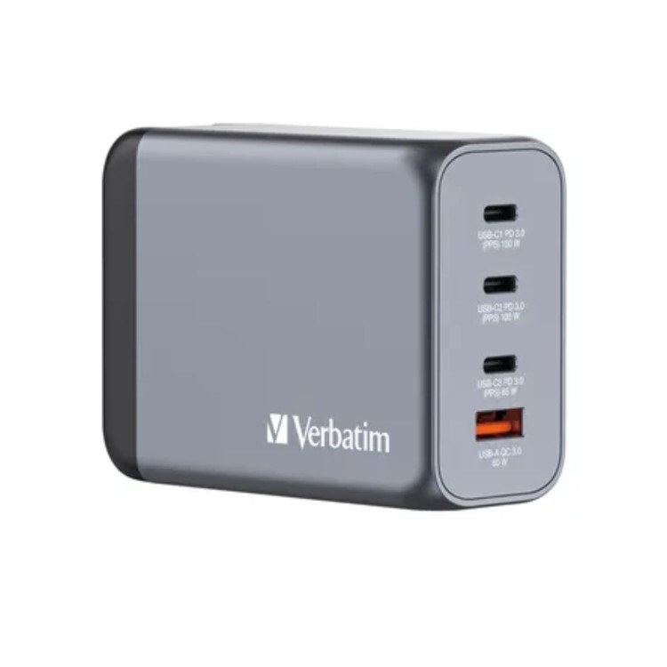 Verbatim 200W 4-Port GaN Wall Charger