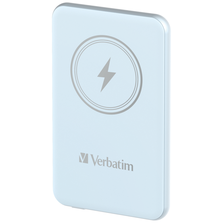 Verbatim Charge ´n´ Go 5000mAh Magnetic Wireless Power Bank Blue