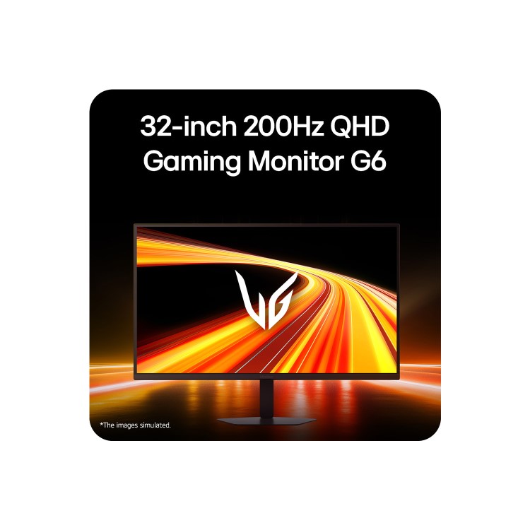 LG UltraGear G6 32" IPS QHD 200Hz 1ms Gaming Monitor