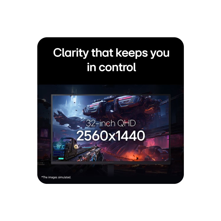 LG UltraGear G6 32" IPS QHD 200Hz 1ms Gaming Monitor