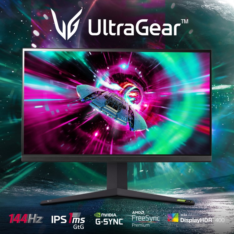 LG UltraGear 32GR93U 32" IPS 4K UHD 144Hz 1ms Gaming Monitor