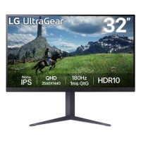 LG UltraGear 32GS85Q 32" Nano IPS QHD 180Hz 1m Gaming Monitor