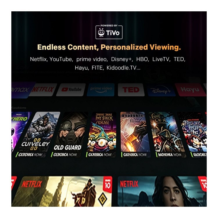 Metz 32MQH6800ZUK 32" QLED Smart HD TV with Freely  TiVo