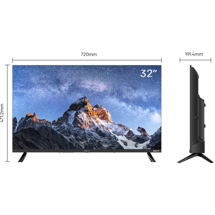Refurbished Metz 32" 720p HD Ready with HDR10 LED Freeview Smart TV