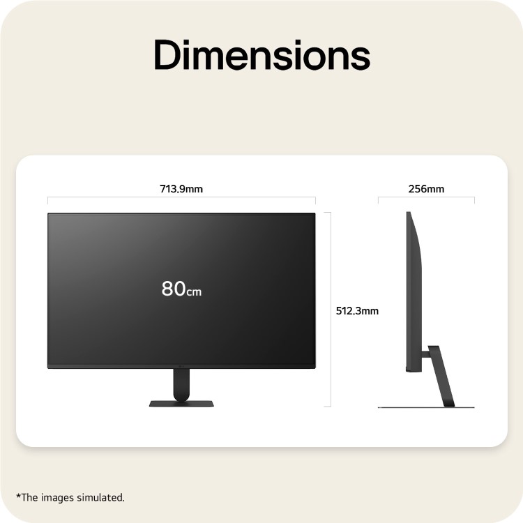 LG 32U401B 32" VA Full HD 120Hz Monitor