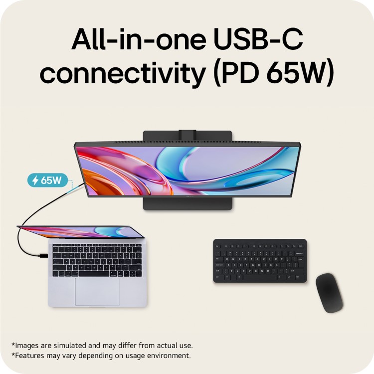 LG UltraFine U7 32" VA 4K UHD Height-Adjustable USB-C Monitor