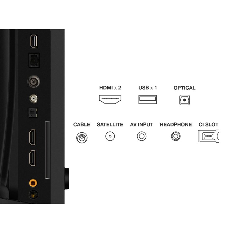 TCL 32V5C-UK 32-Inch QLED Full HD HDR Smart TV  Google TV Dolby Audio & HDMI 2.1